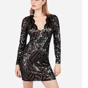 Express women’s sparkle dress